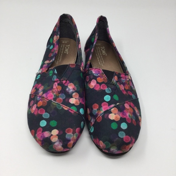 Toms Shoes - Toms Splatter Light Print, Size 9
